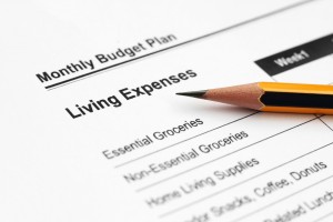 Living Expenses pencil